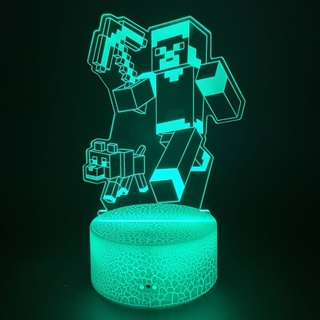 Minecraft 3D lampe 